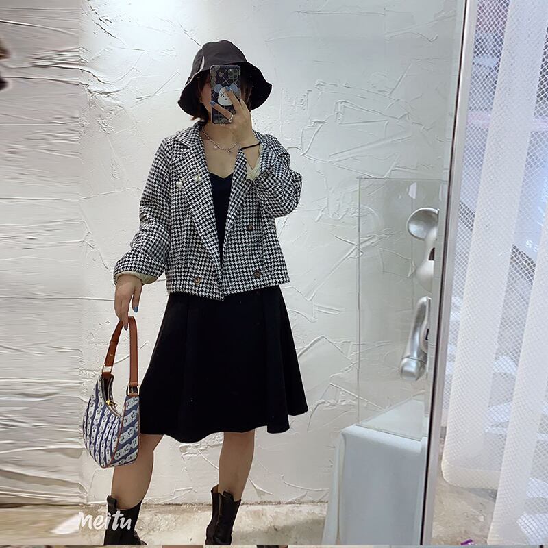 2020プラスサイズの女性の新しいスリングドレスは薄く、年齢を削減する2ピースのスーツファットmmウエスタンスタイルの秋の摩耗 ミックスインファッション89883952750