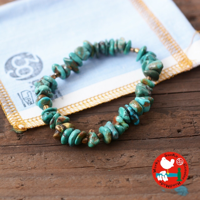 Sunku 39 [サンク] Turquise Beads(tb) Bracelet  [SK-009] ターキスビーズブレスレット・ブレスレット・シルバー 925・ターキス・MEN'S/LADY'S [2022SS] FREE Turquoise
