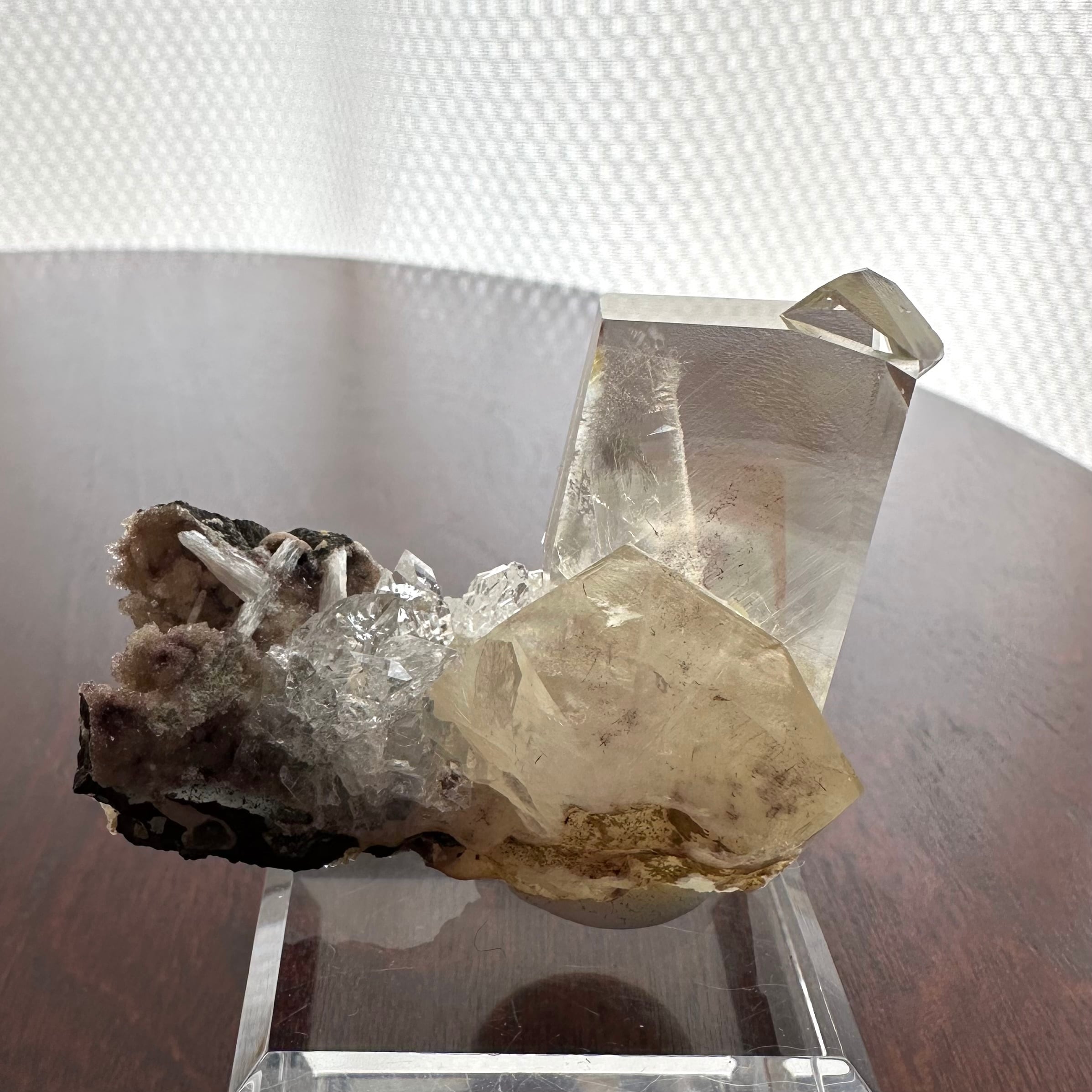 カルサイト / アポフィライト / スティルバイト【Calcite with