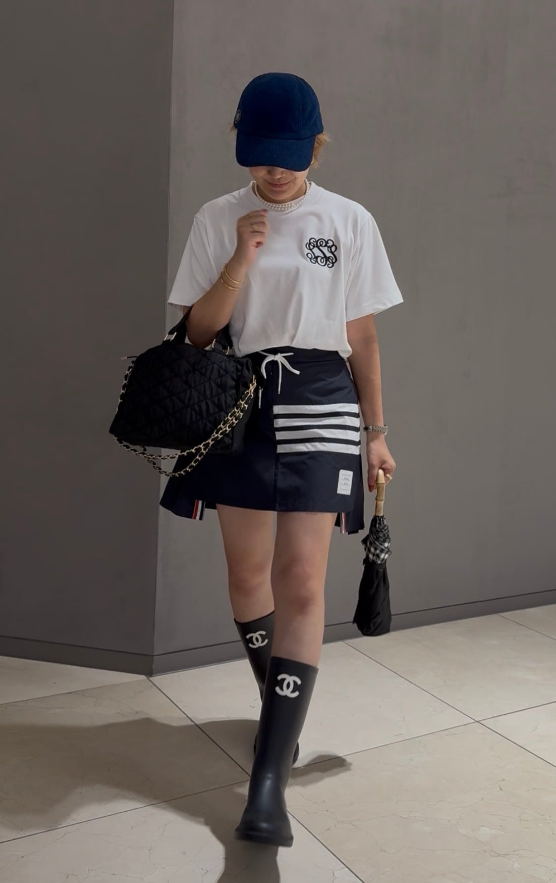 soleile キルティング ショルダーバッグ ブラックスクエアバック数回使用 スクエアバッグ ブラック | soleile