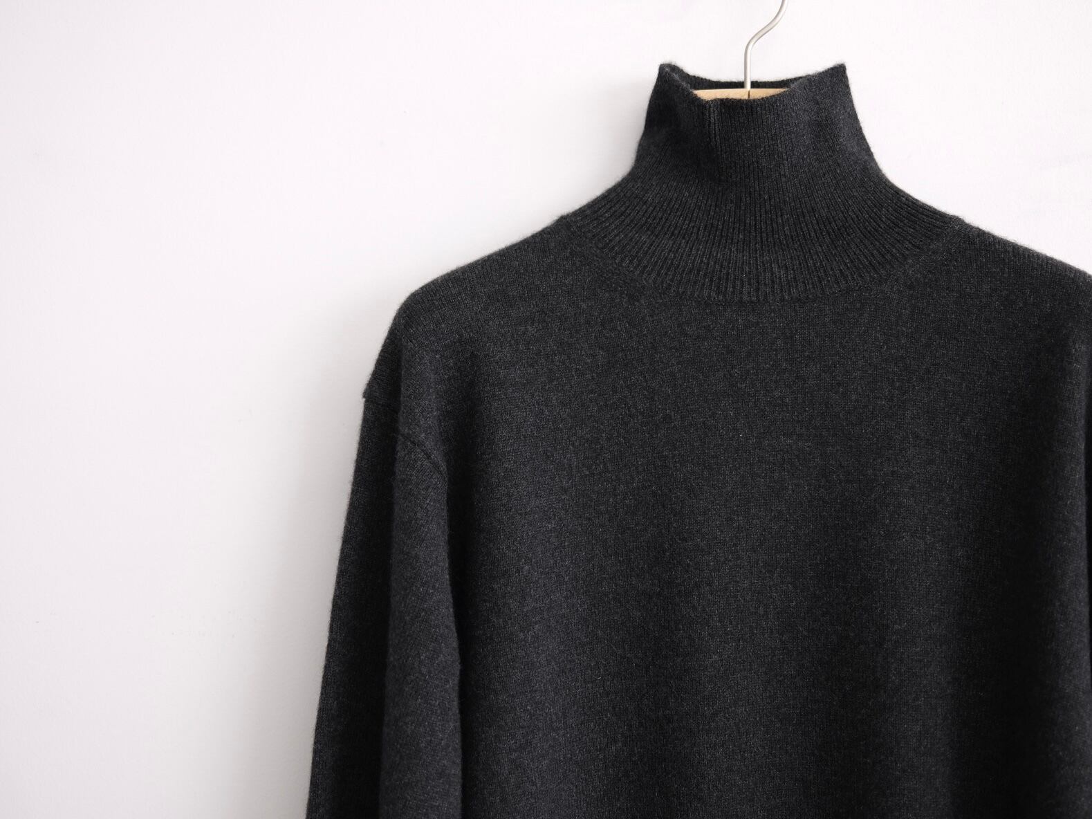 Men's BATONER Essential INNOCENT CASHMERE TURTLE NECK” | Lapel