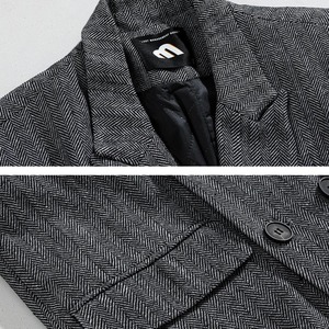 ヘリンボーンチェスターコート　MT0080008