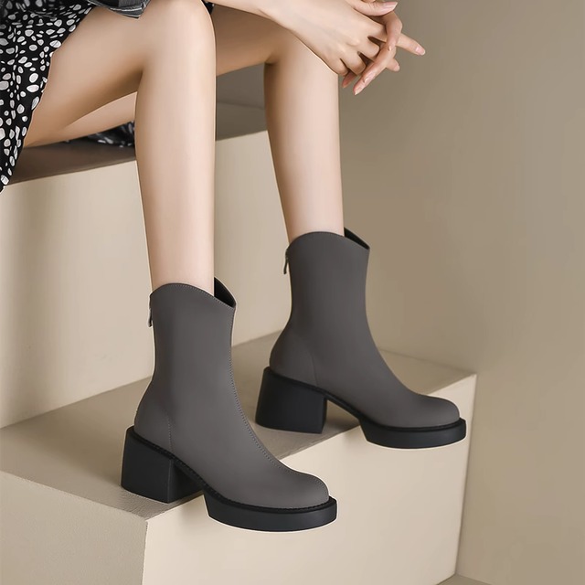 PLATFORM SHORT BOOTS　21.5-26.5cm