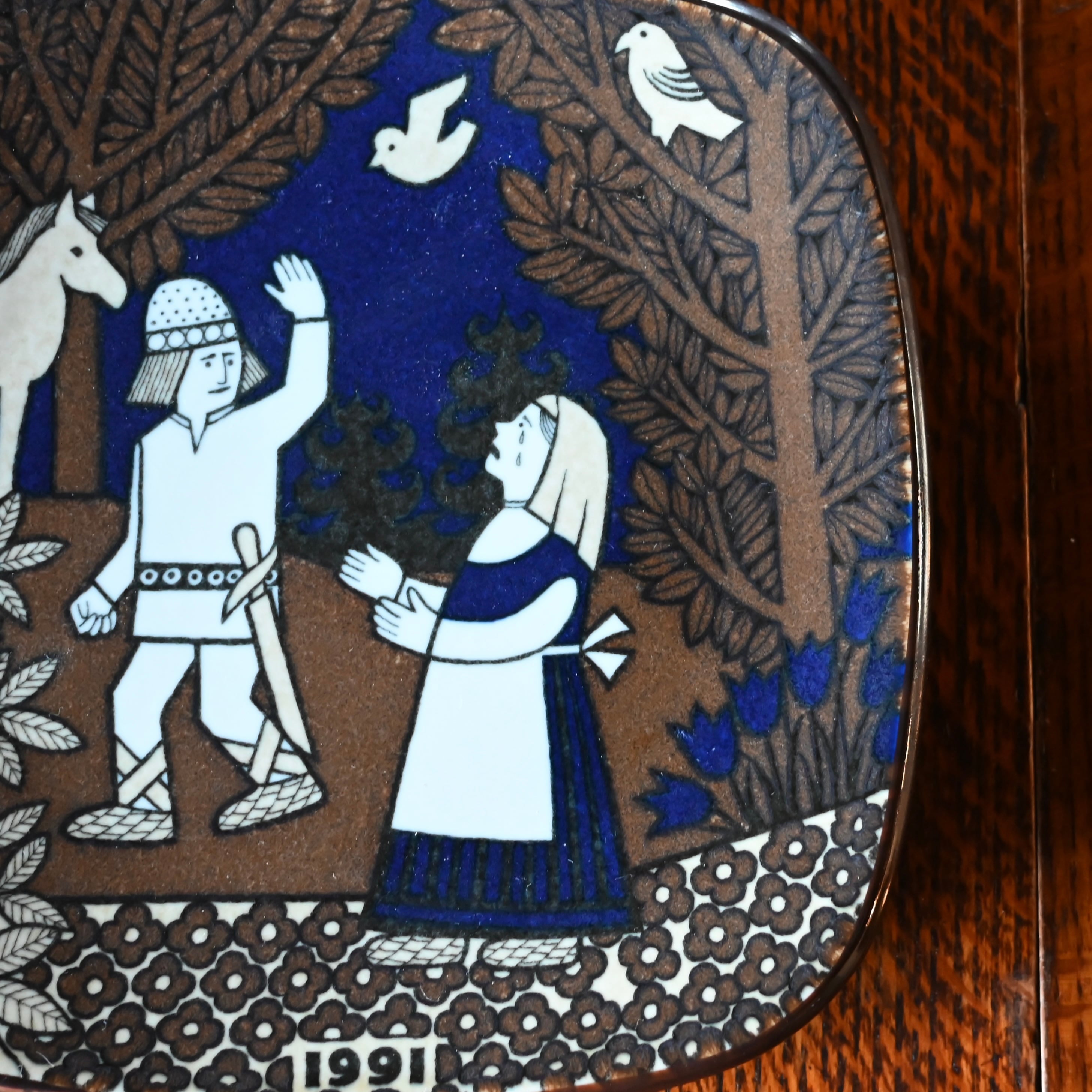 ARABIA Year Plate 1991 / アラビア イヤー プレート 1991年【B