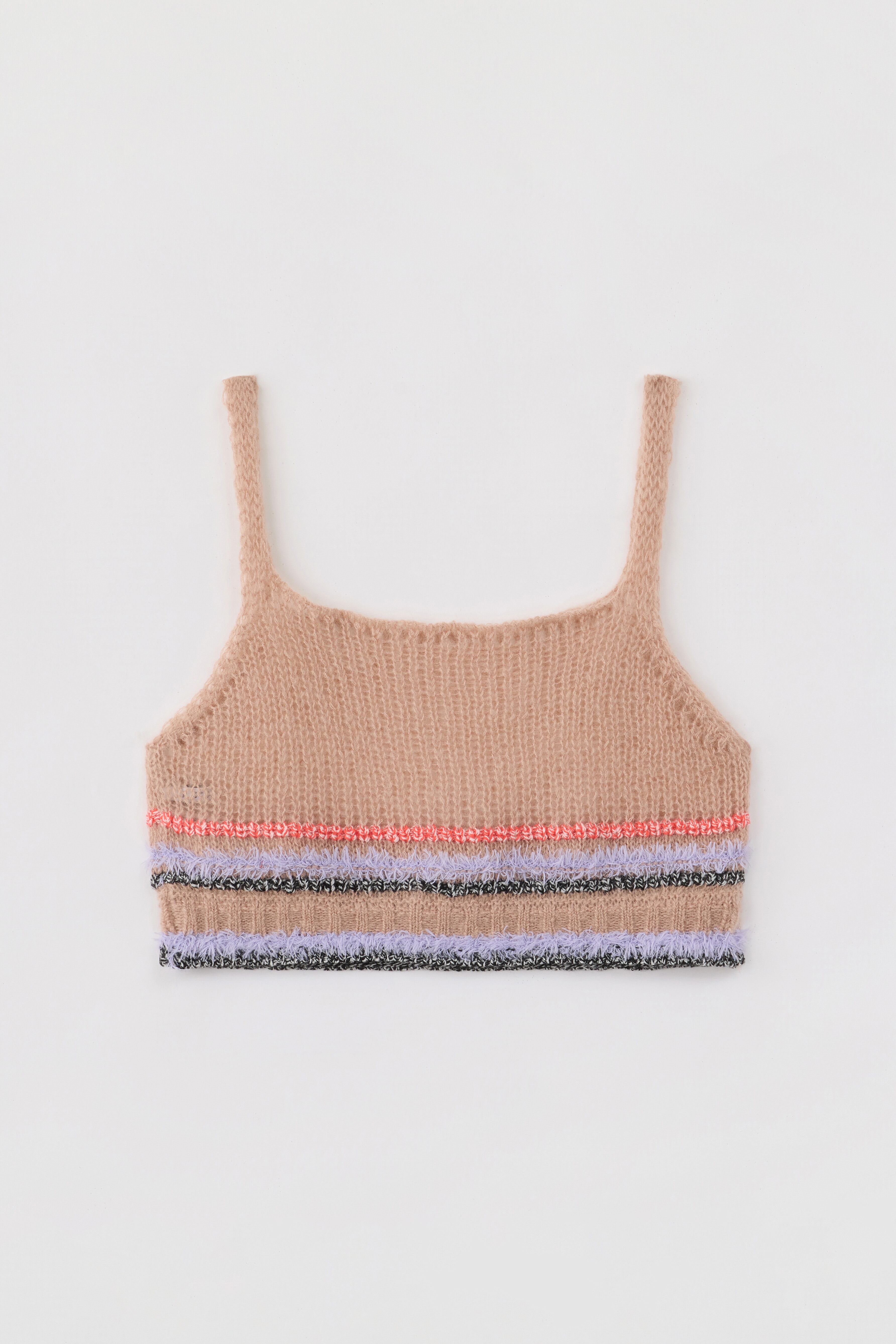 SHEER MOHAIR CAMI 26AWAC-021 PINK