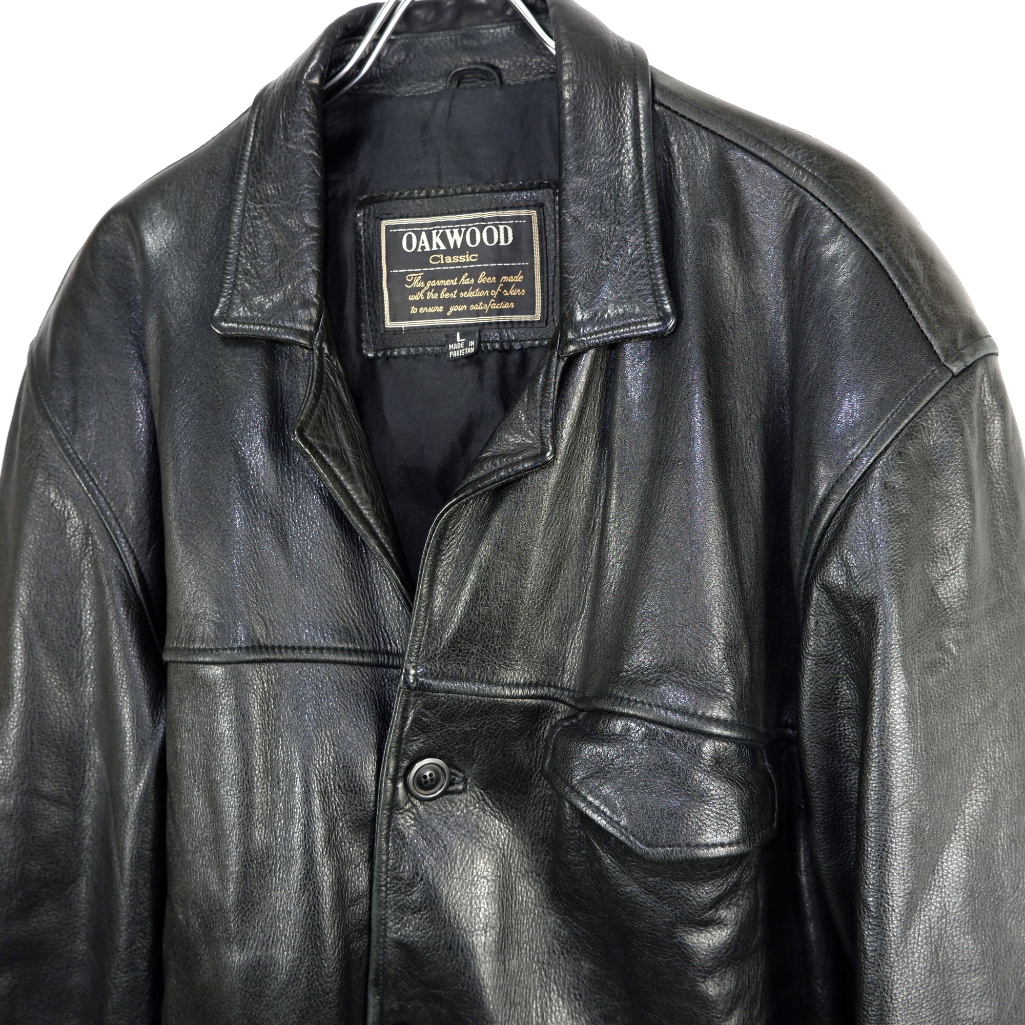 L] OAKWOOD Leather Jacket | レザージャケット | きれいめや90sの