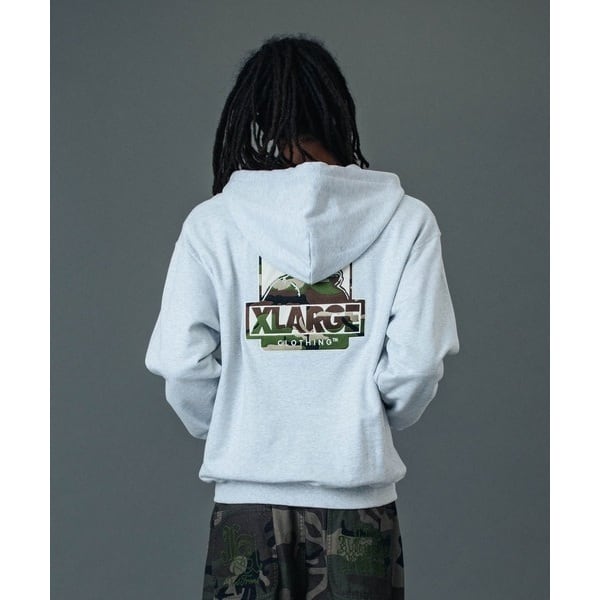 XLARGE エクストララージ パーカー ジップ OG BOX ZIP UP HOODED