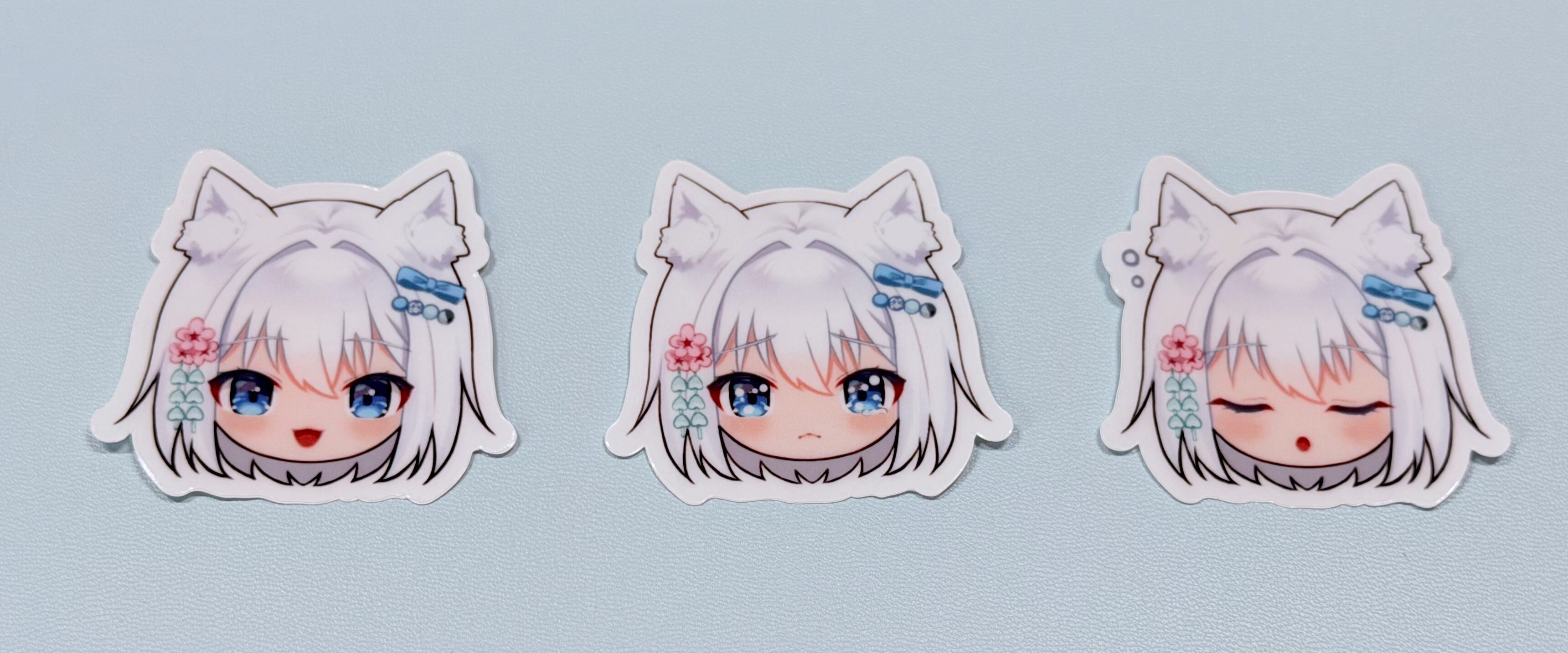 白狐丸オリジナルステッカー３種セット(送料無料)