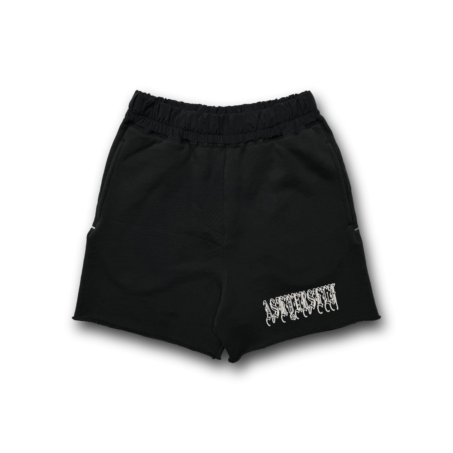 ASKYURSELF / GOTH RAW FLEECE SHORTS | HOLICK