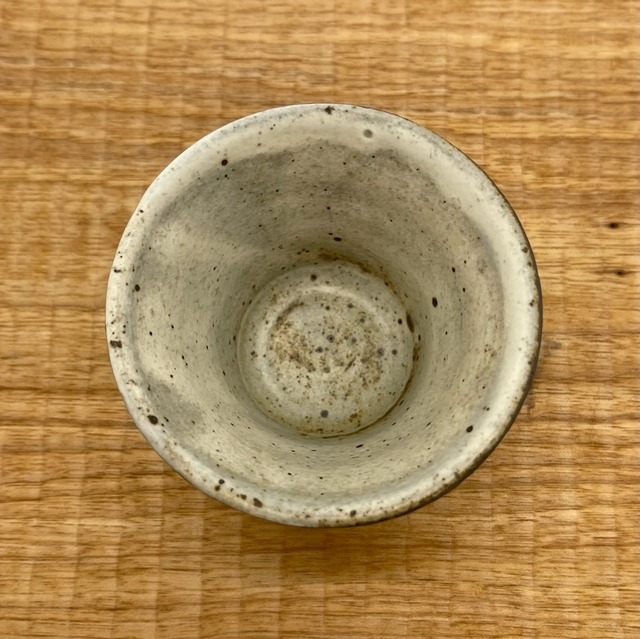 『廣辻有美』ミニカップ 粉引　2022010400036