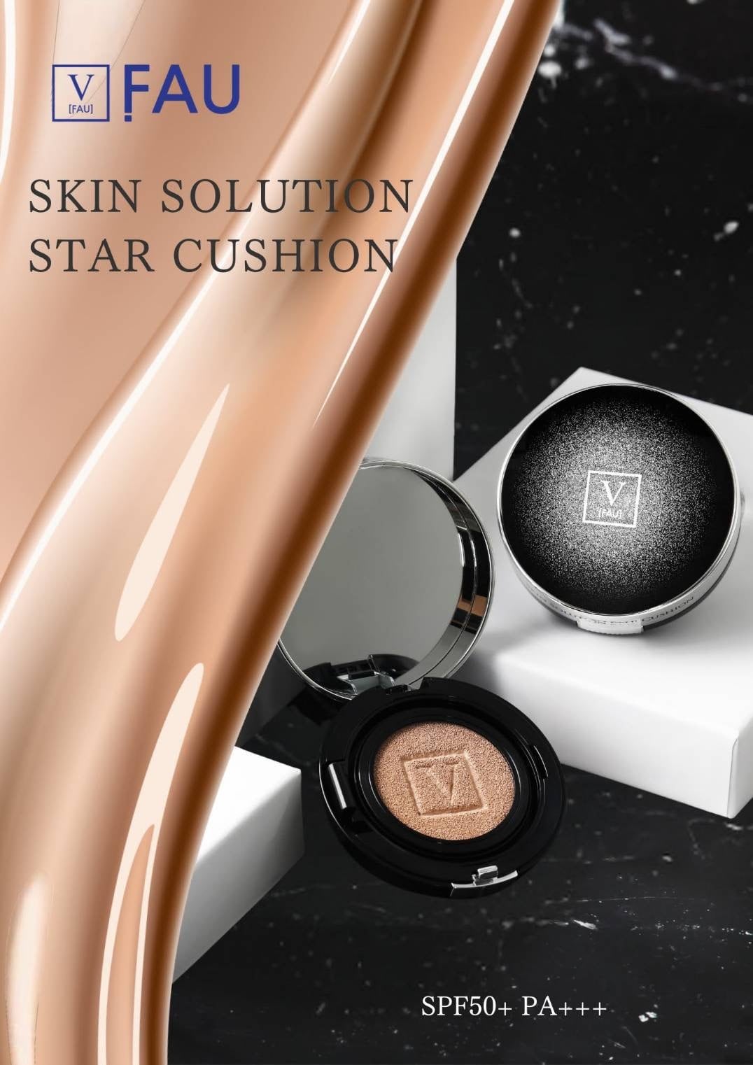 FAU SKIN SOLUTION STAR CUSHION 本体＋レフィル Amazon | FAU スキンソリューション スタークッション