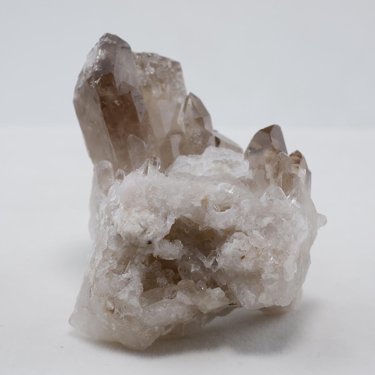 スモーキークォーツ クラスター ブラジル産 モリオン 黒水晶 原石 一点物 272-326