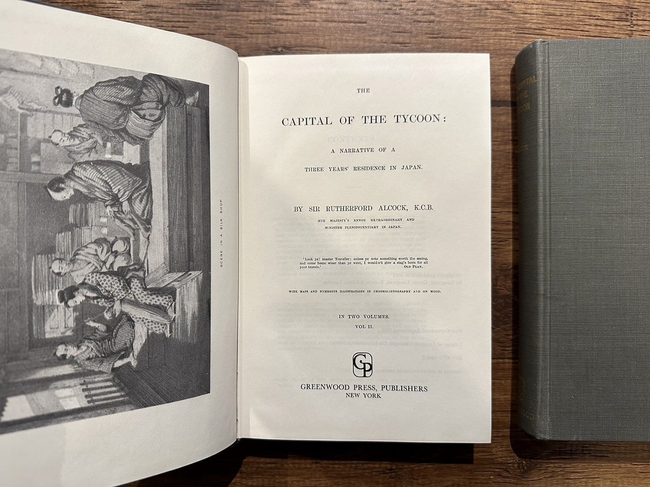 SJ057】THE CAPITAL OF THE TYCOON: A NARRATIVE OF A THREE YEARS