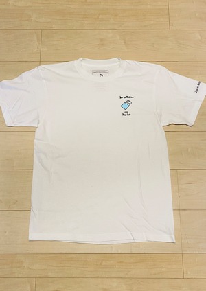 「図解ワイン一年生」コラボ "huton" / T-Shirt (White) / 5.6オンス ヘビーウェイト