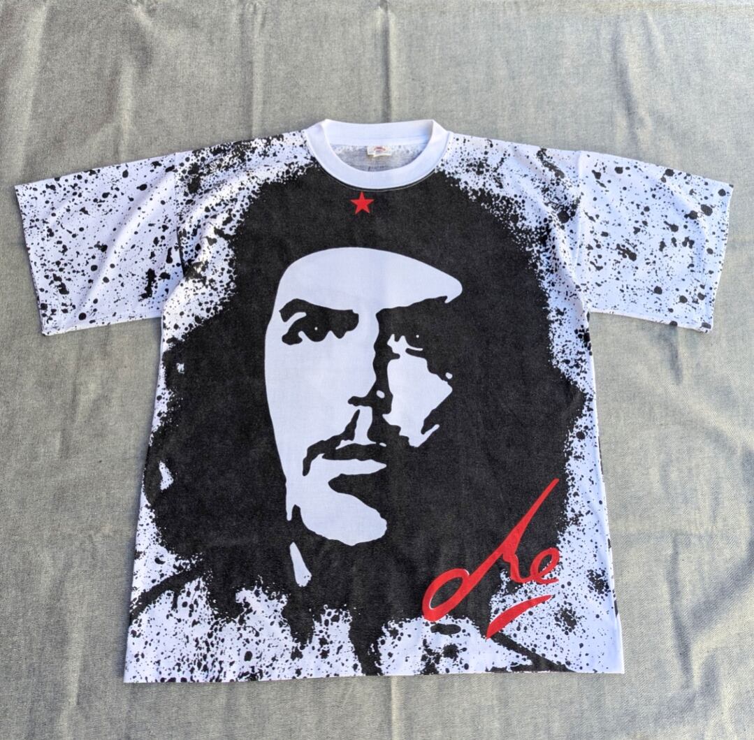 90s che guevara oll over print tee 小岩店