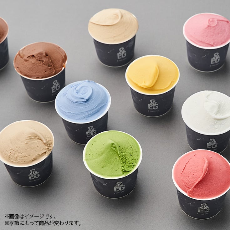 ティージェラートセット 8フレーバー【季節限定ジェラート2個入り