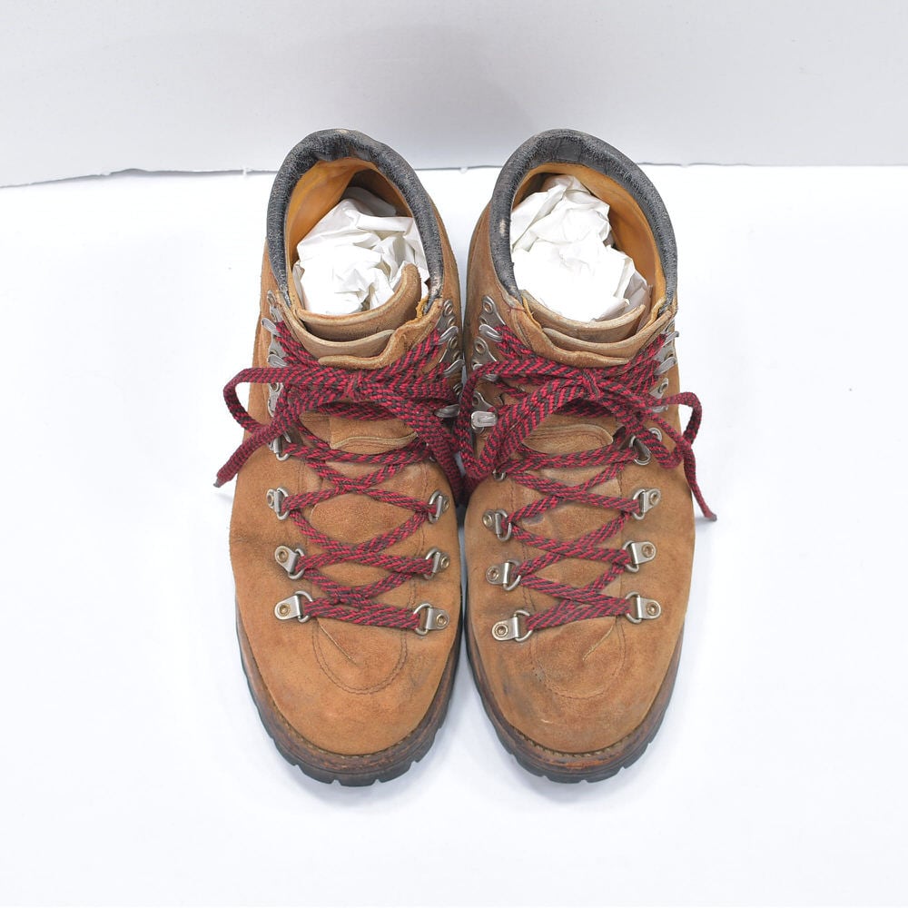 70s～ Herman shoe ハーマン スエード トレッキングブーツ 登山靴 本革