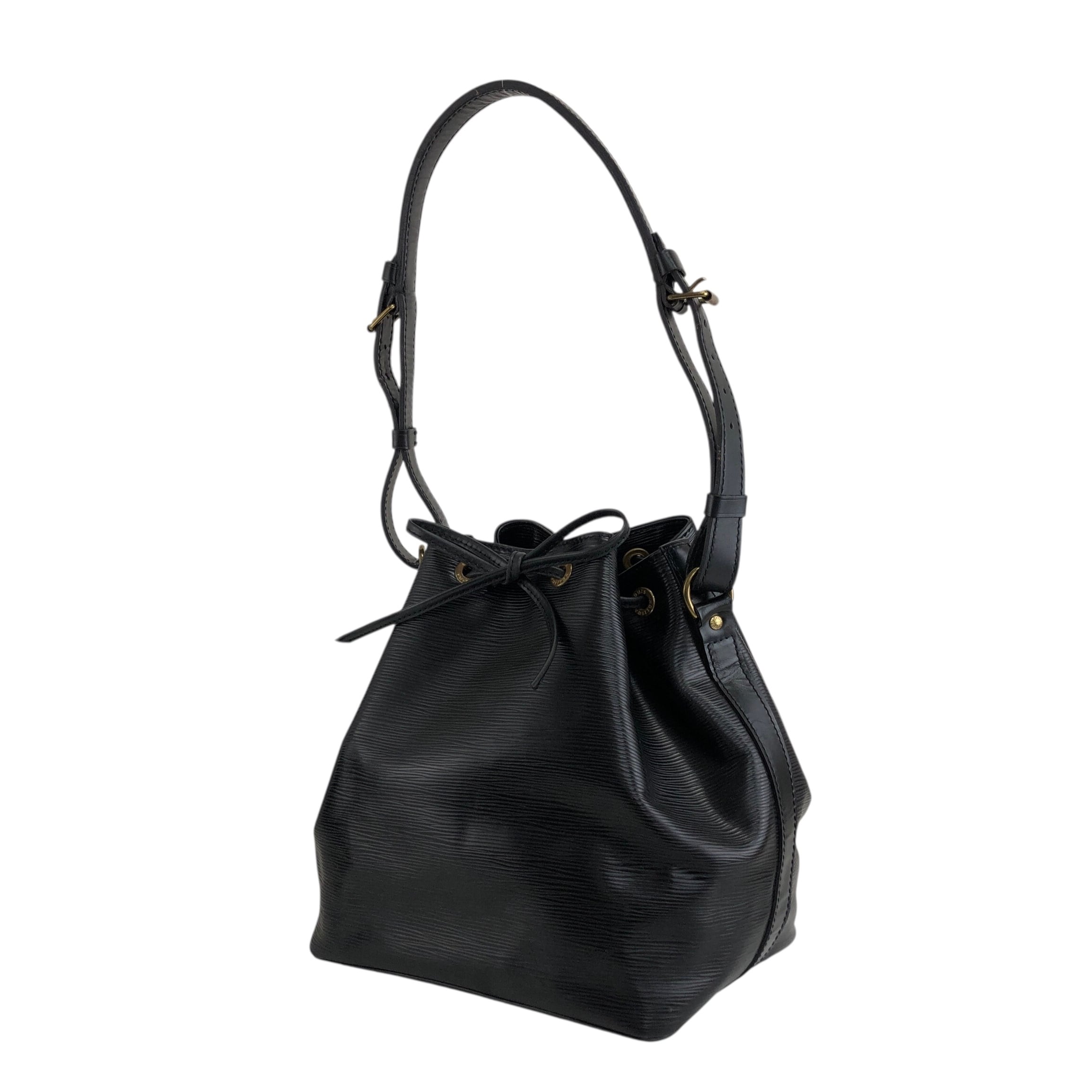LOUIS VUITTON ルイヴィトン エピ ショルダーバッグ ブラック レザー
