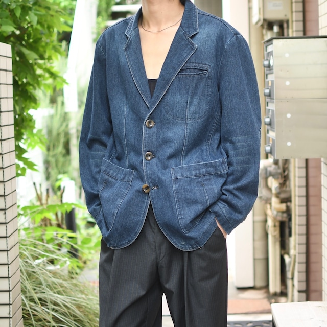 design denim tailored jacket