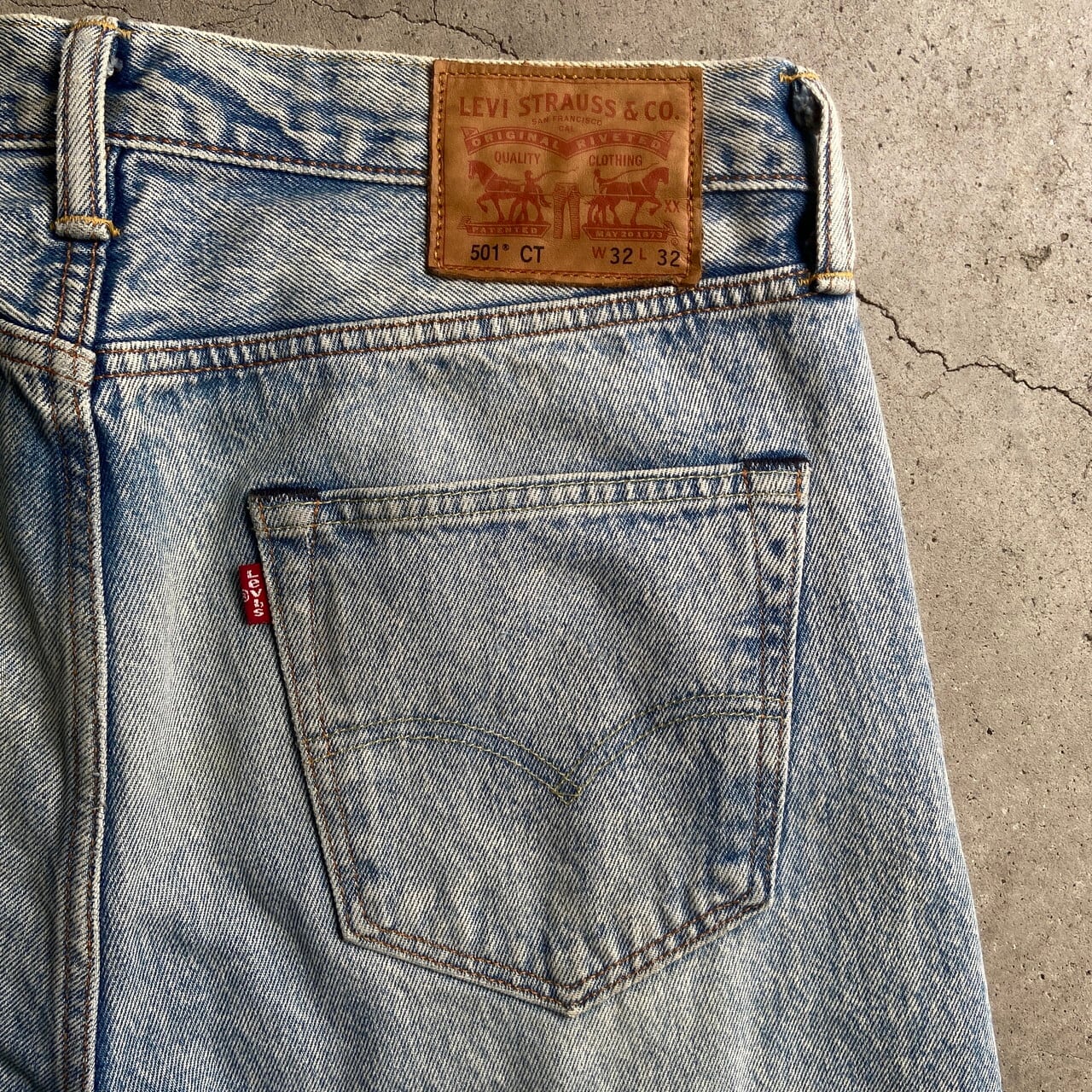 Levi's リーバイス 501 復刻 黒カンヌキ ストレート デニムパンツ