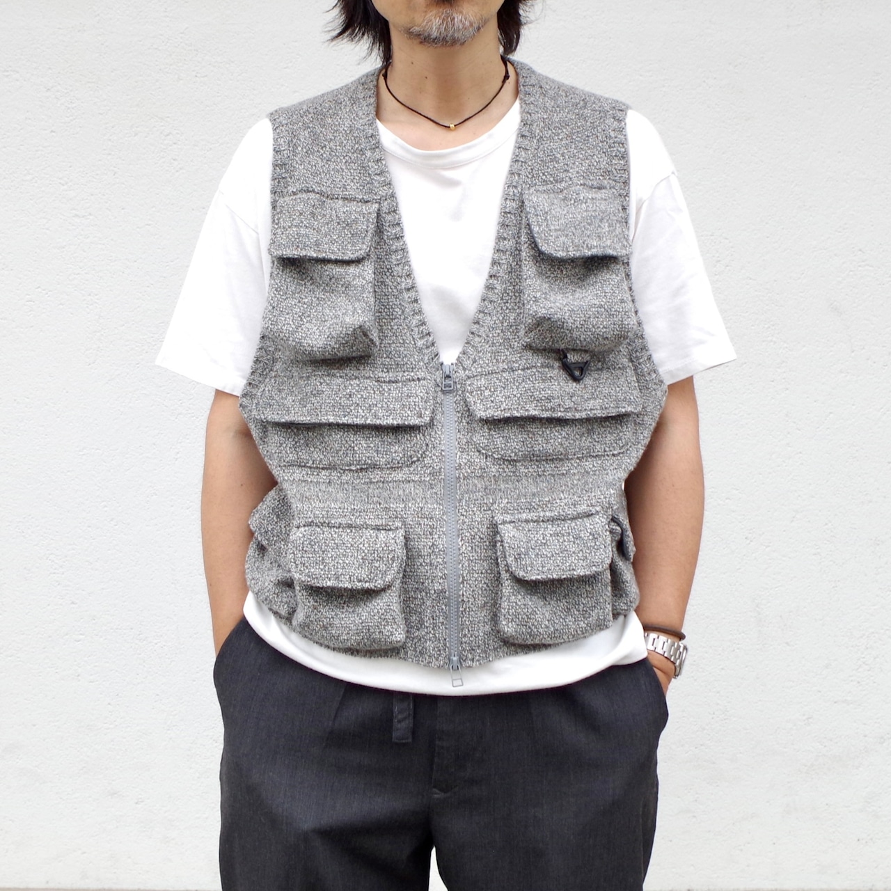 meanswhile Knit Luggage Vest