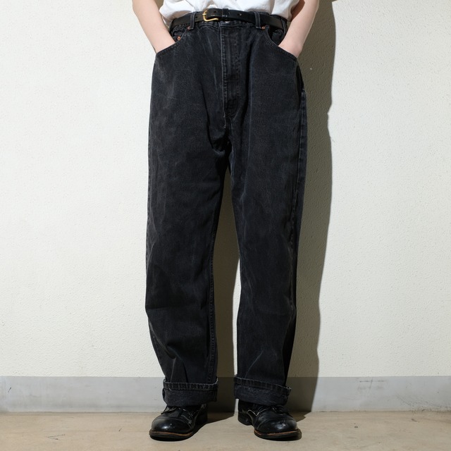 90's Levi's 505 black made in USA 実寸37.5×30