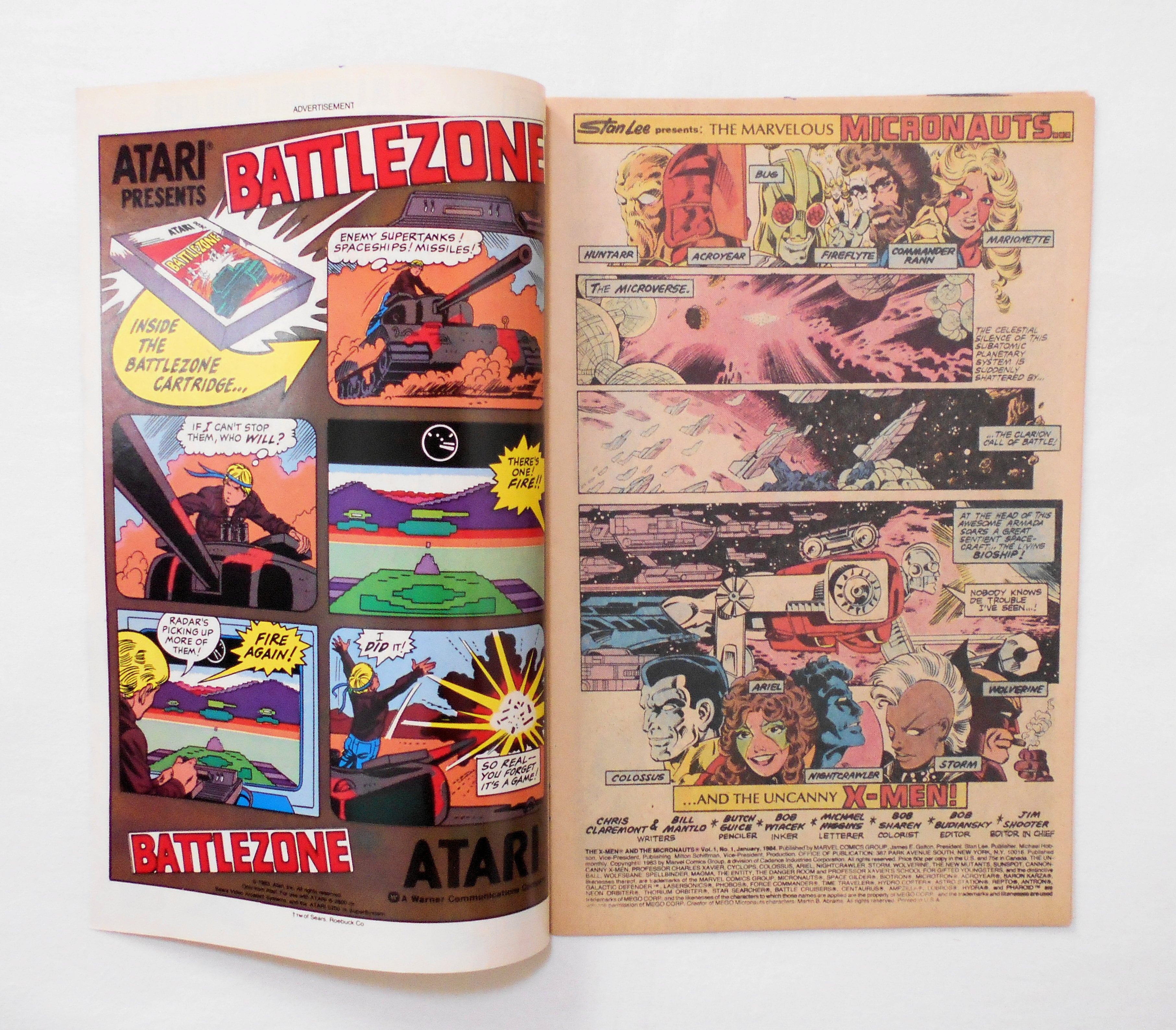 Xメン/マイクロノーツ THE X-MEN AND THE MICRONAUTS】 VOL.1 NO.1 (of