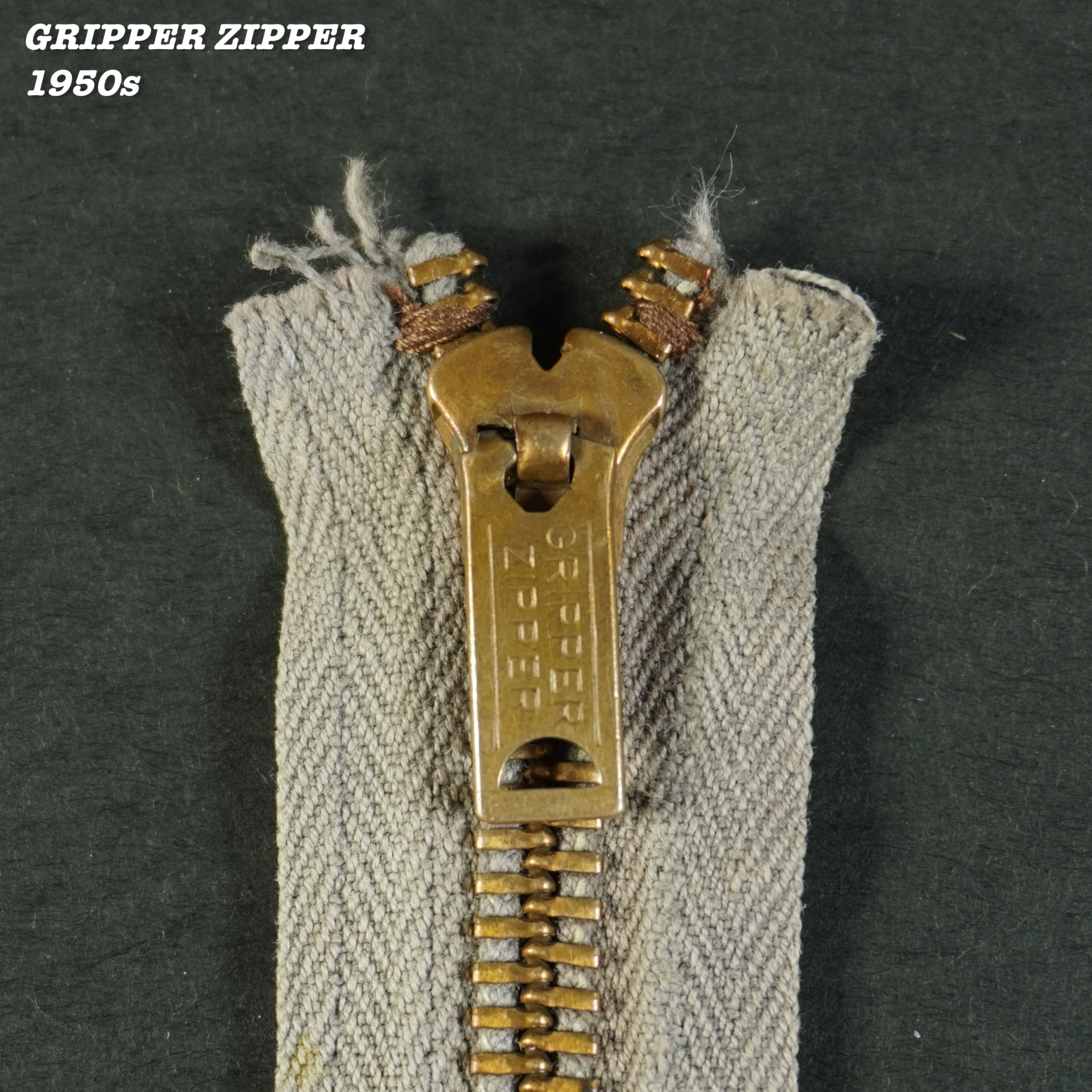 GRIPPER ZIPPER 1950s | Loki Vintage&Used