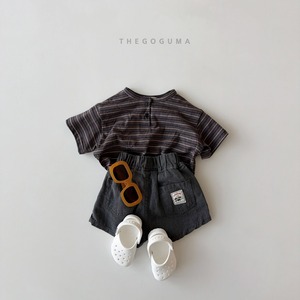 [THE GOGUMA] Miu striped button / [더고구마] 미우단가라단추t