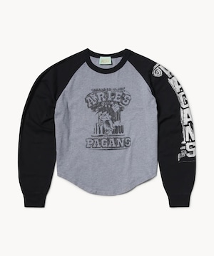 ARIES/SUAR60031 Aged Raglan Base Ball LS TEE