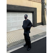 【暖かさUP】リベット刺繍 中綿ジャケット T1981