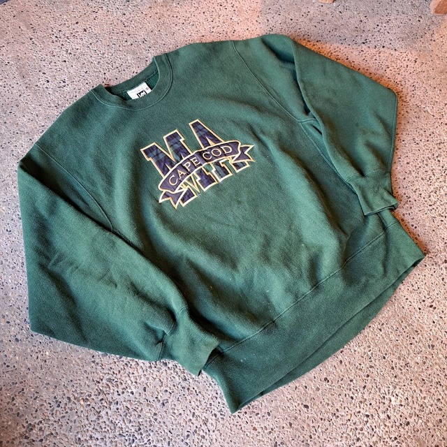 アメリカ製 Lee リバースウィーブ仕様 刺繡スウェット used [210046]