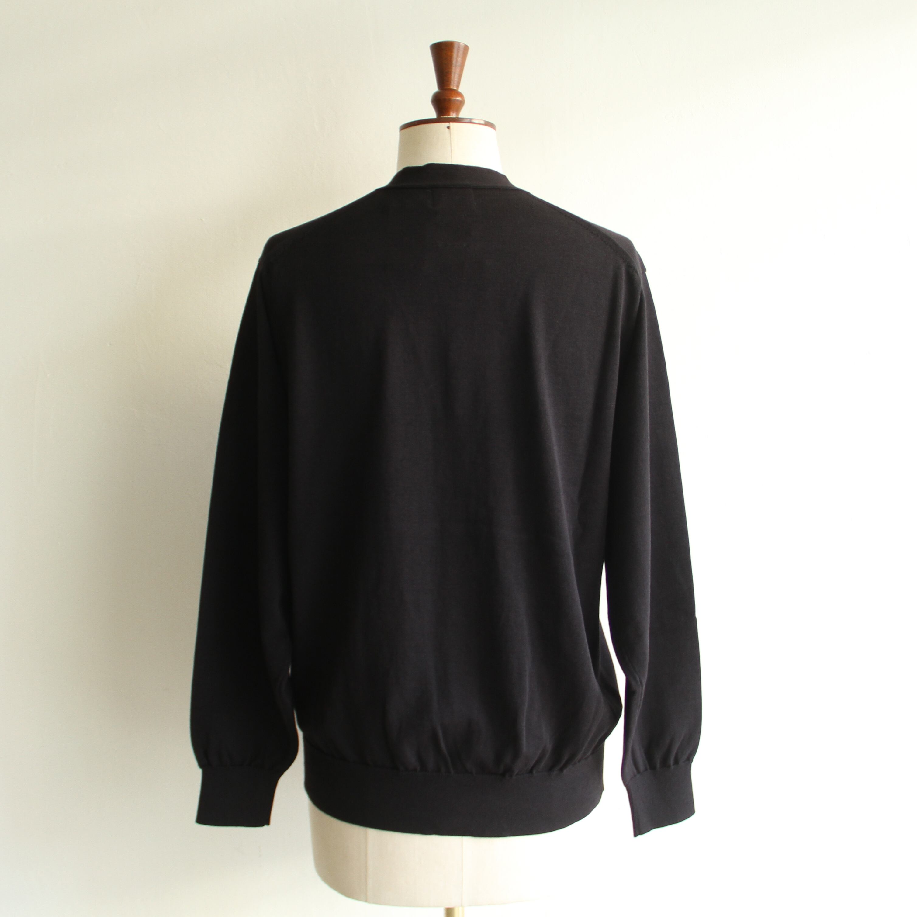 Yonetomi High twist sea island cotton knit cardigan | Terminal