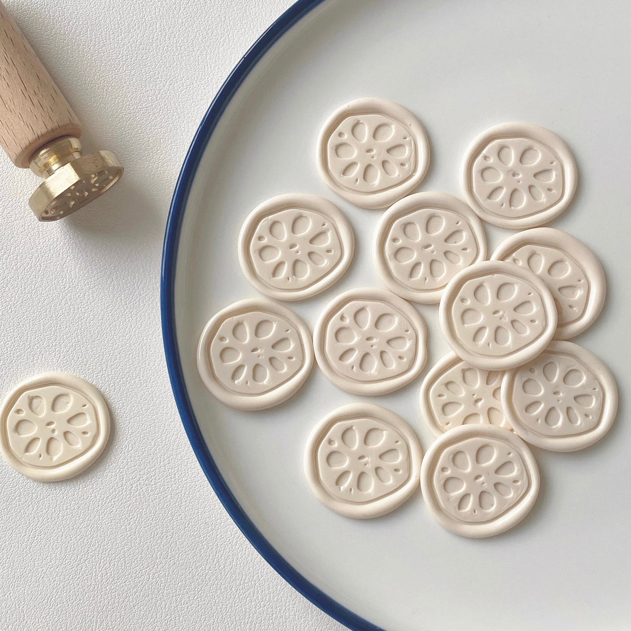 れんこん切り|Lotus Root Slice・シーリングスタンプ