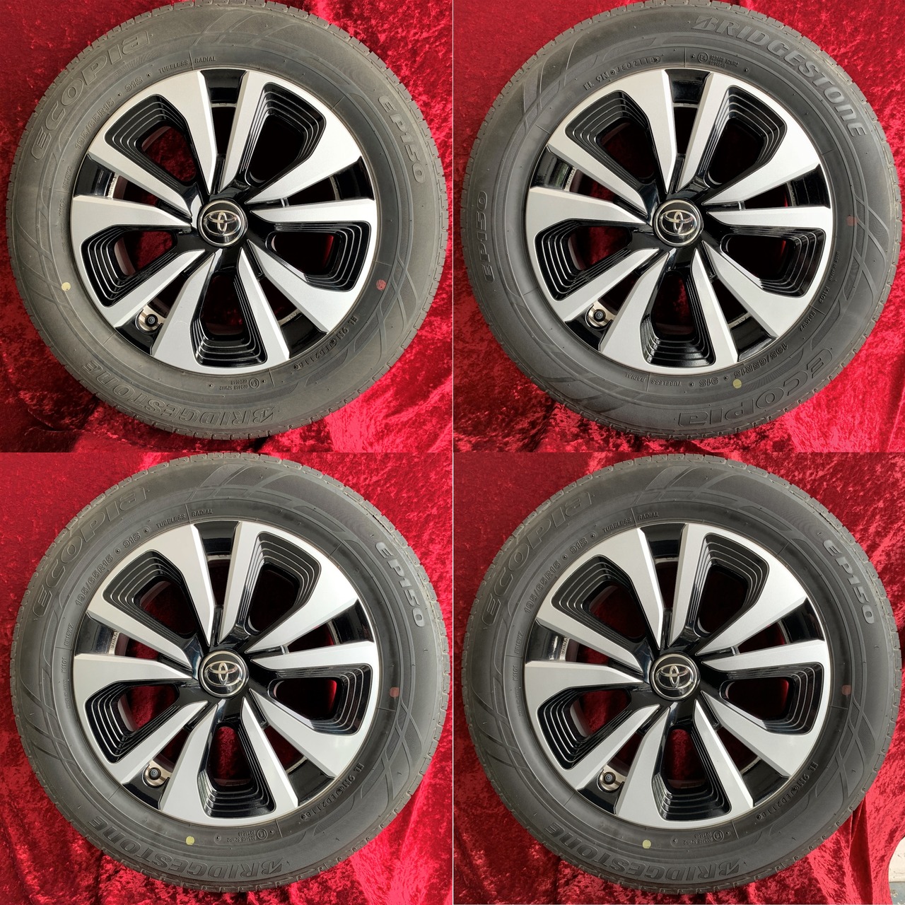 BRIDGESTONE Ecopia EP150 195/65R15 タイヤカバー・ホイール付き 