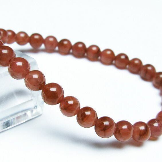 インカローズ ブレスレット 6mm 一点物 メール便送料無料 [M便 1/10] 111-27494