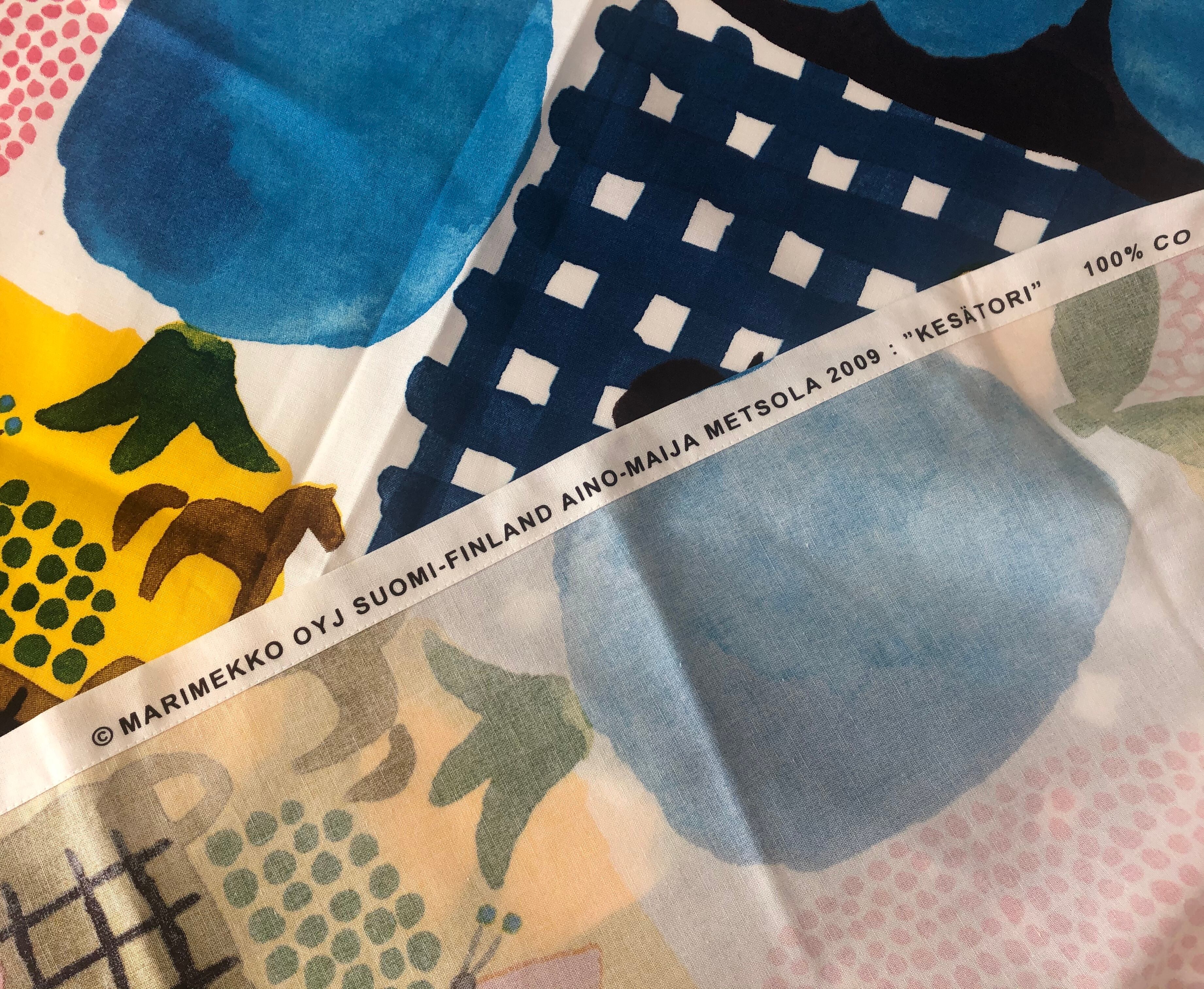 廃盤】marimekko マリメッコ/ KESATORI ケサトリ ファブリック 135×127