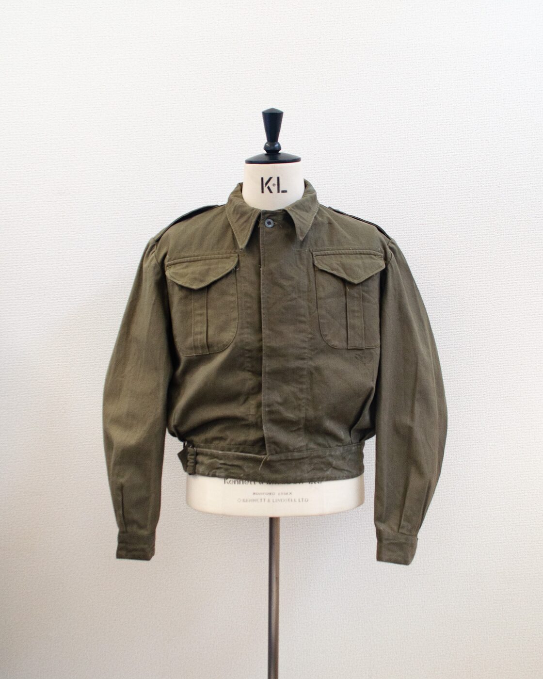 1940s- French Army M44 battledress cotton jacket イギリス軍 バトル 