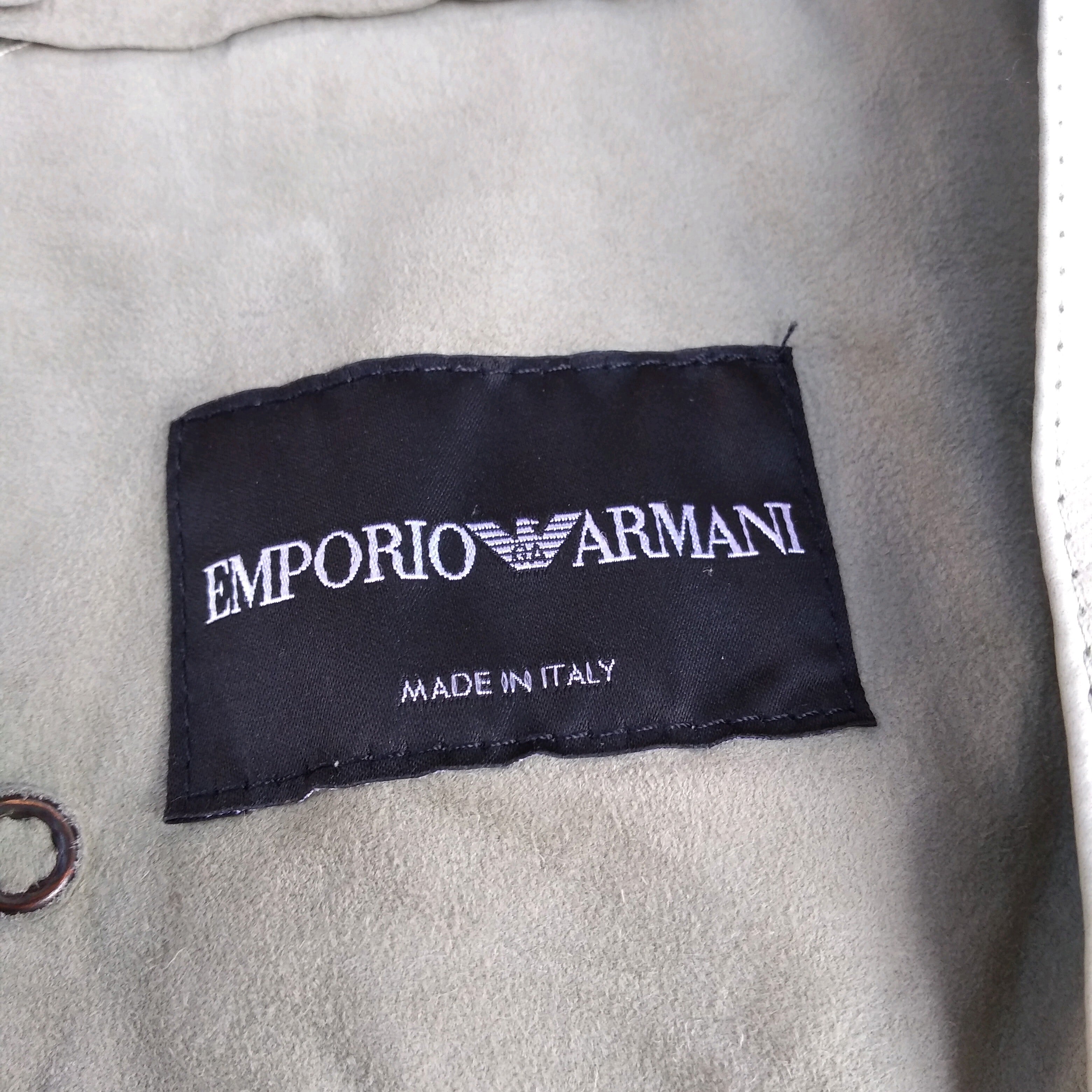 最高級】美品/エンポリオアルマーニEMPORIO ARMANI/羊革/ラムレザー