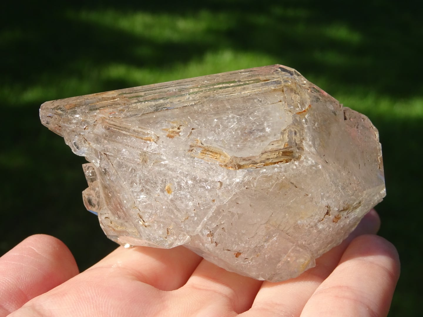 エレスチャルです。No.923 エレスチャルクォーツ原石(ブラジル産) 124.4g | nomka