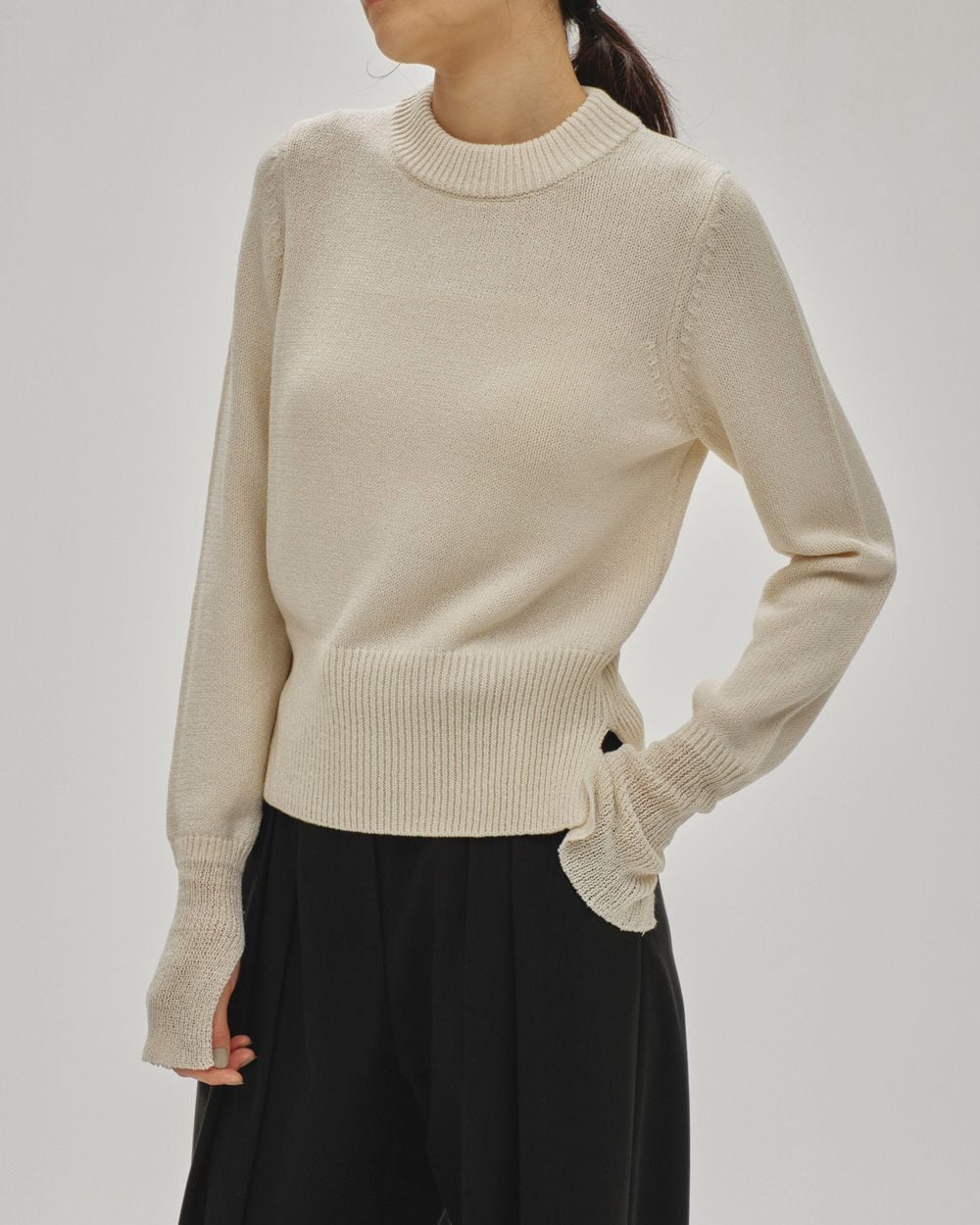 ニット/セーター todayful 2way Slub Knit TODAYFUL ニット セーター Crewneck Slub Knit レディース : ZOZOTOWN