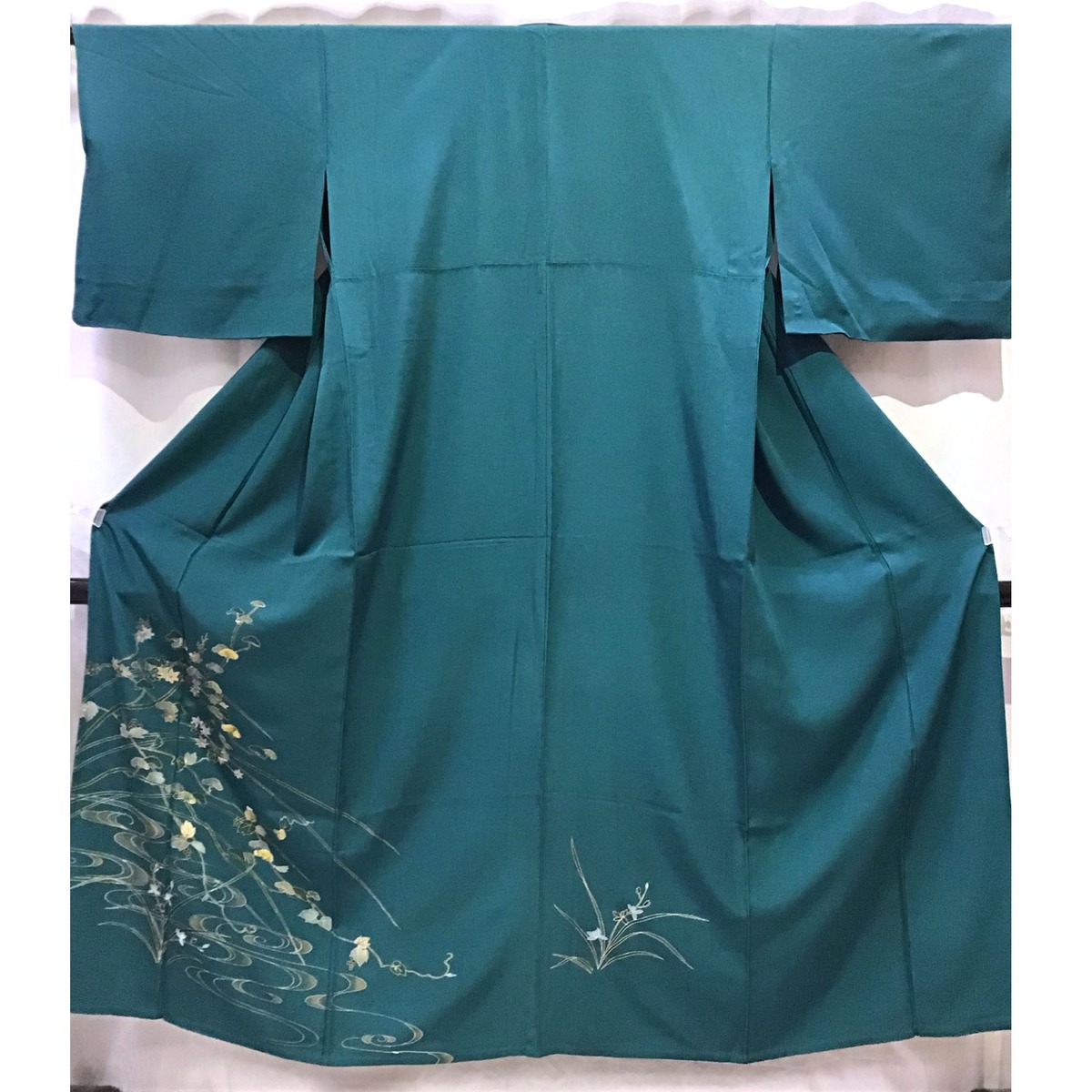 着物・附下・付け下げ・自然文様・単衣・正絹・No.200701-1235・梱包 