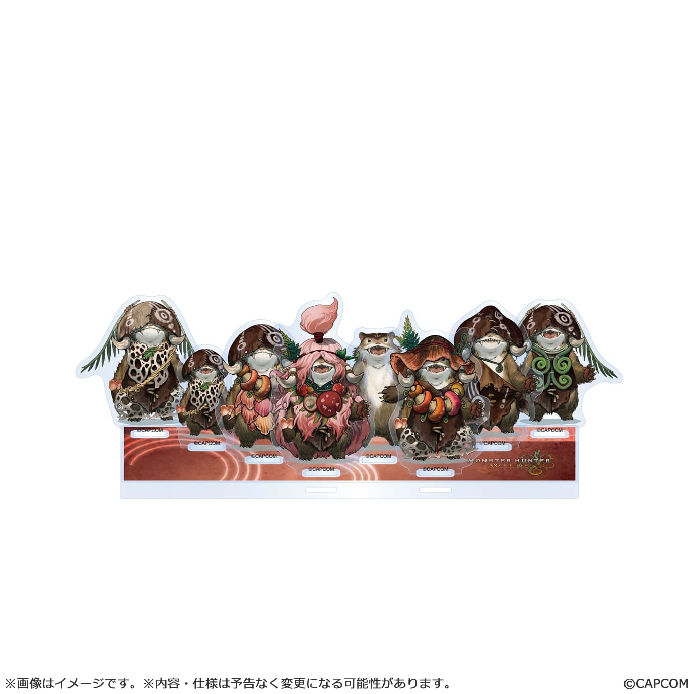 モンスターハンターワイルズ アクリルスタンド モモムックリセット