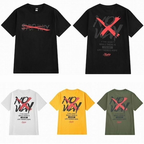 【★送料無料★】 4カラー ユニセックス Tシャツ 韓国ファッション メンズ レディース 半袖 バックプリント ストリート系 DCT-576582801503