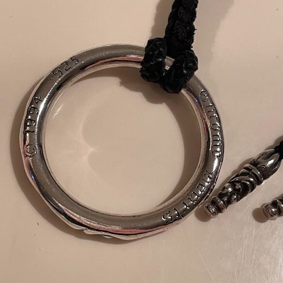 CHROME HEARTS クロムハーツ Pendant スクロールバンド CHROME HEARTS クロムハーツ Pendant スクロールバンド