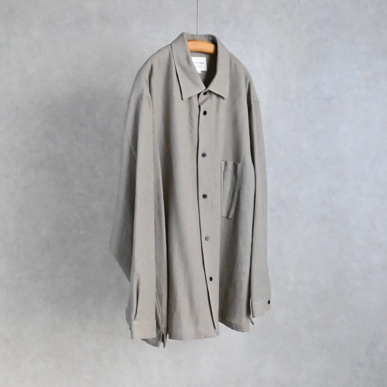 STILL BY HAND】WOOL SQUARE OVER SHIRT スティルバイハンド ウール