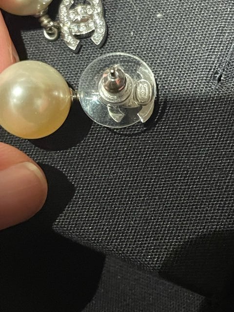 CHANEL CCマーク パール付きピアス 両耳 | SOHOO