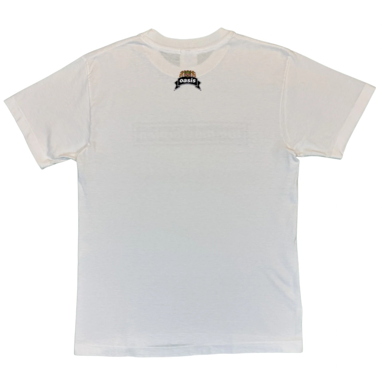 90's OASIS THE MASTERPLAN NOT FOR SALE WHITE T-shirt MEDIUM