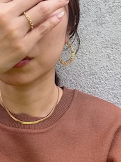 twist chip hoop pierce
