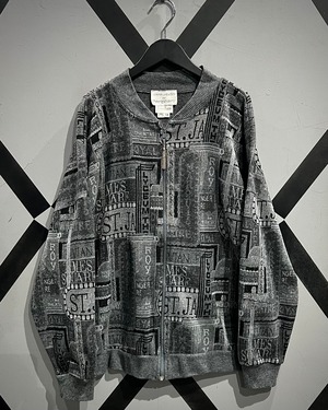 【X VINTAGE】“Neiman Marcus”Vintage Loose Knit Blouson Jacket